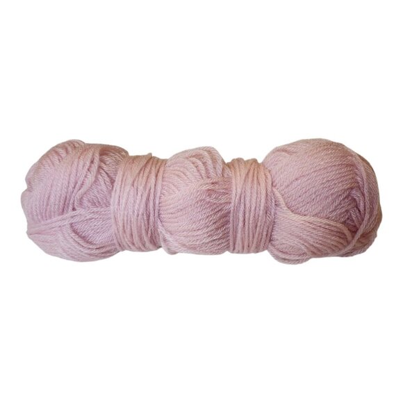 Baby Light Pink Acrylic Yarn Skein Unbranded Lightly Used Start/End Unraveling - Picture 1 of 2